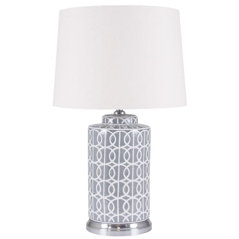 Pattern Table Lamp With Shade