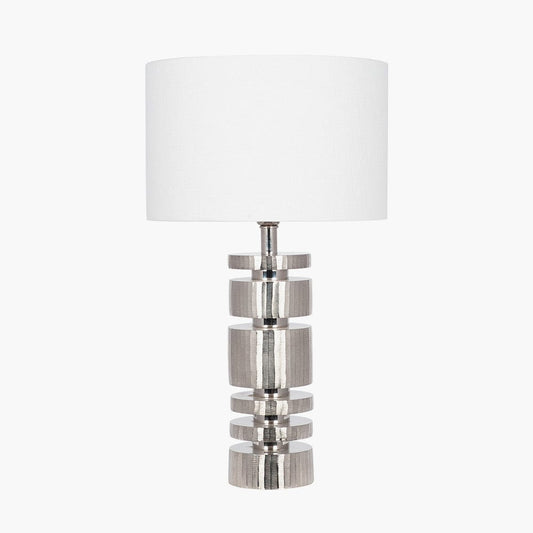 Elon Silver Table Lamp Base Only