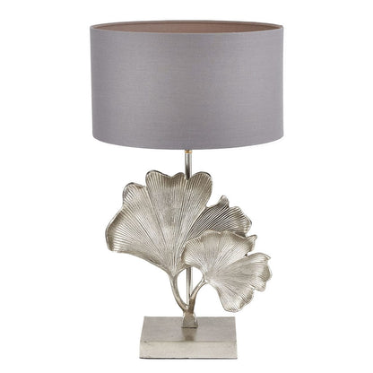 Gingko Champagne Metal Leaf Table Lamp