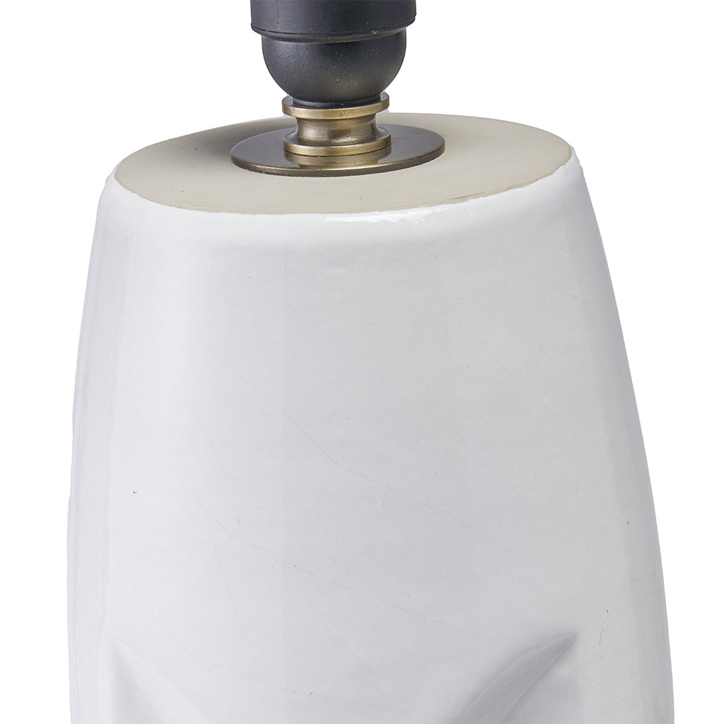 Visage White Face Design Small Table Lamp