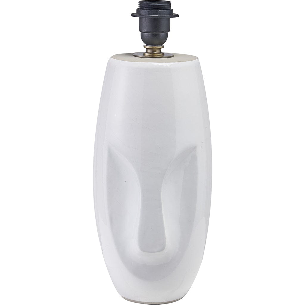 Visage White Face Design Small Table Lamp