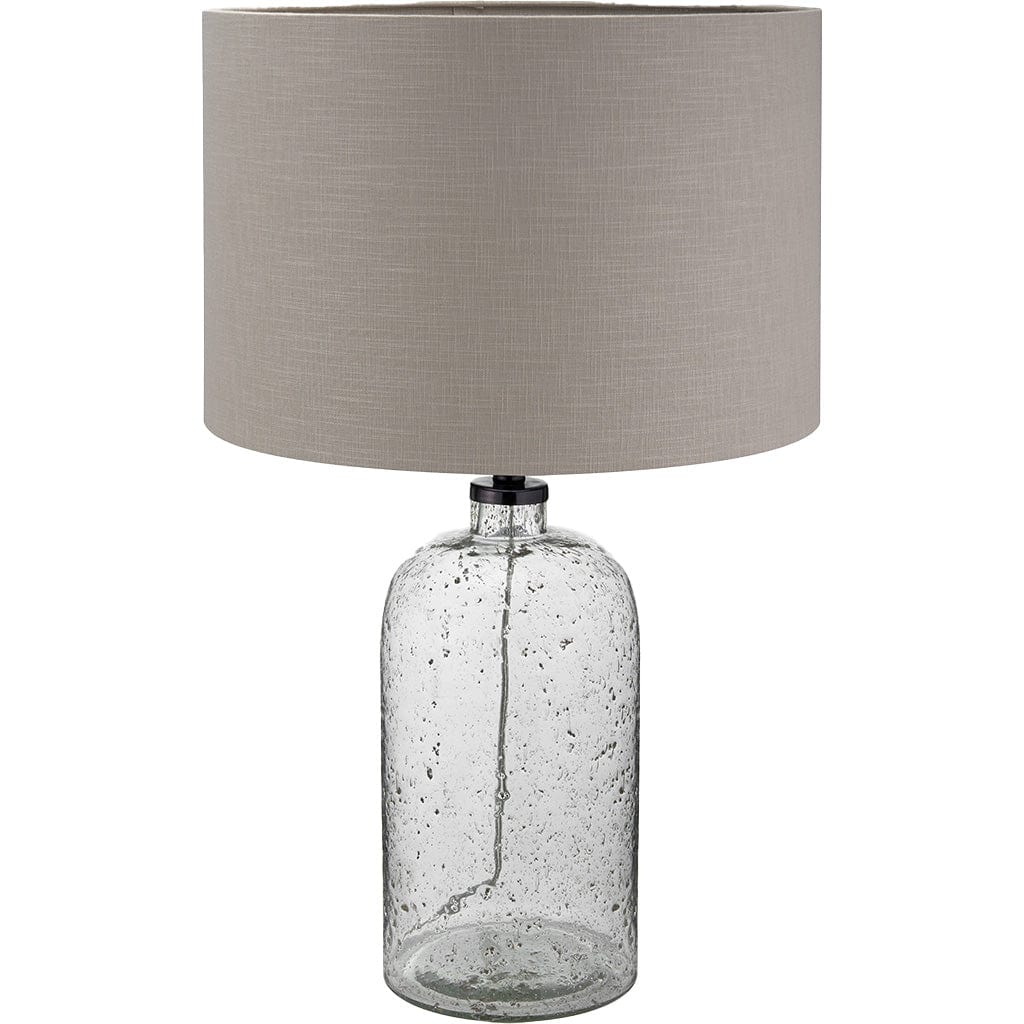 Ophelia Grey Bubble Glass Table Lamp