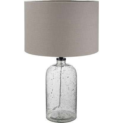 Ophelia Grey Bubble Glass Table Lamp