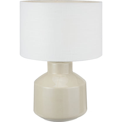 Nora Cream Crackle Effect Table Lamp