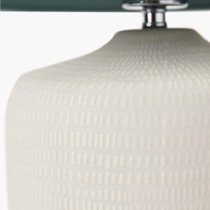 Kai Duck Egg Scratch Texture Ceramic Table Lamp