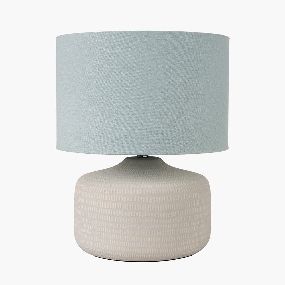 Kai Duck Egg Scratch Texture Ceramic Table Lamp