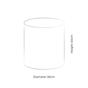 Cylinder 30cm Lampshade