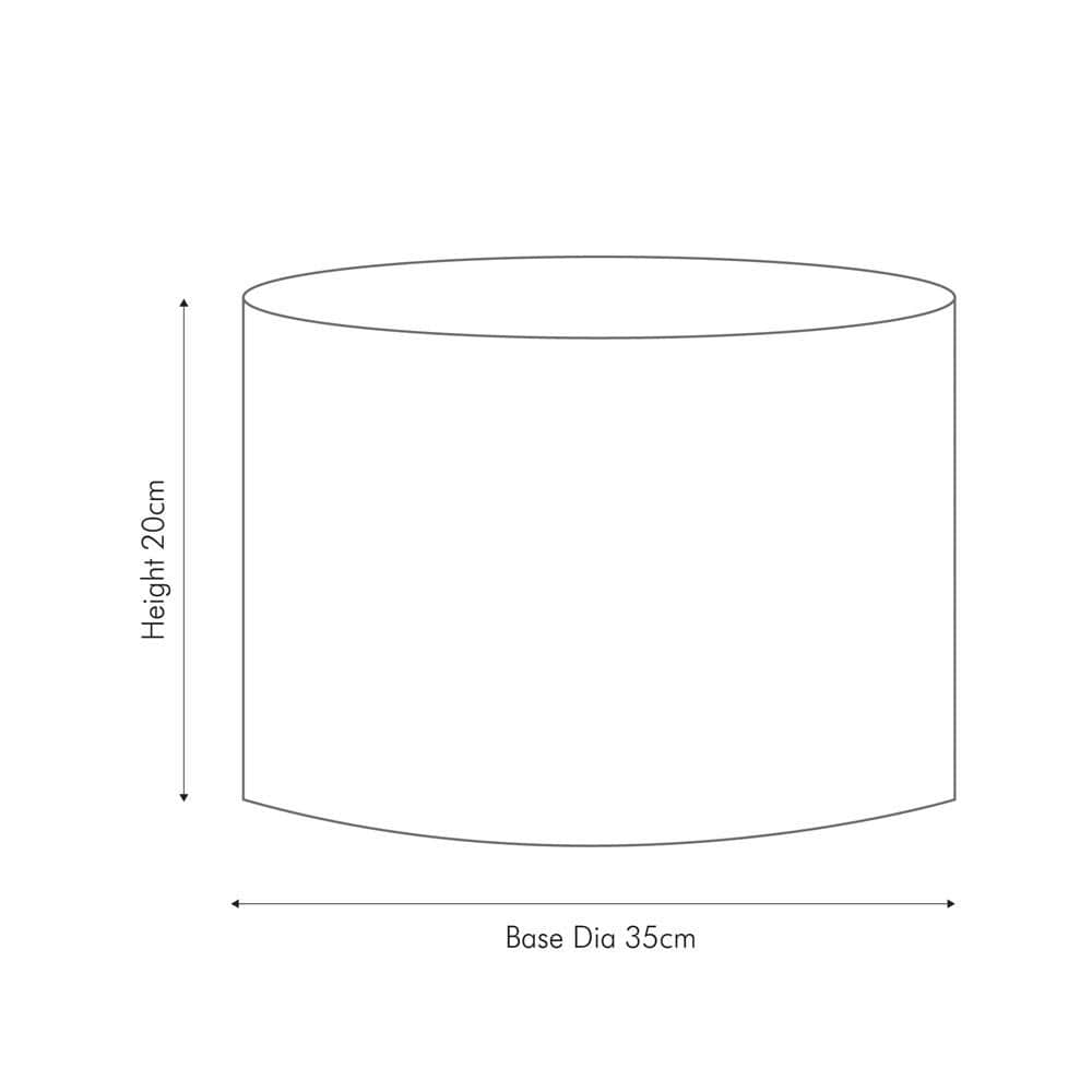 Zara Mulberry Silk Lined Cylinder Shade