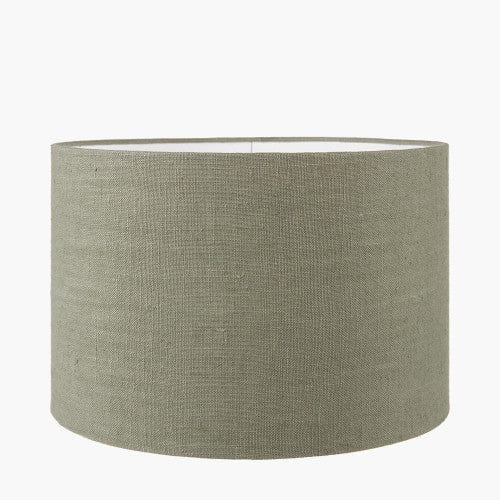 Edward Pistachio Green Linen Cylinder Shade