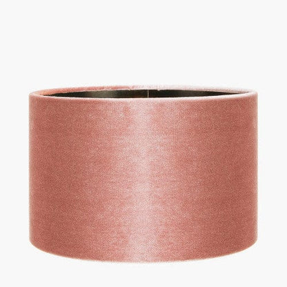 Apricot Bow Velvet Cylinder Shade