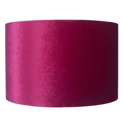 Bow Velvet Cylinder Shade - Various Colours