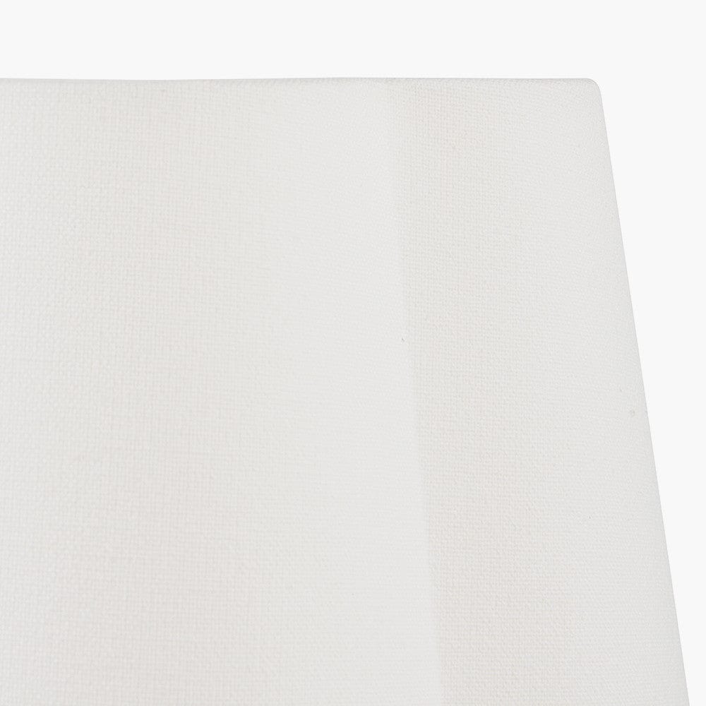 Posy White Handloom Tapered Scalloped Shade