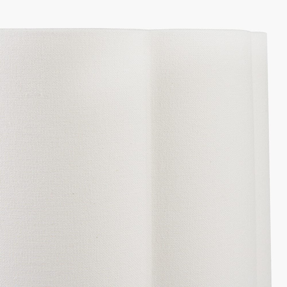 Bloom White Handloom Scalloped Shade