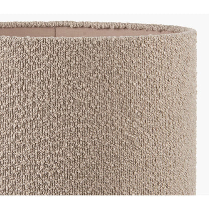 Rouen Taupe Boucle Drum Lampshade