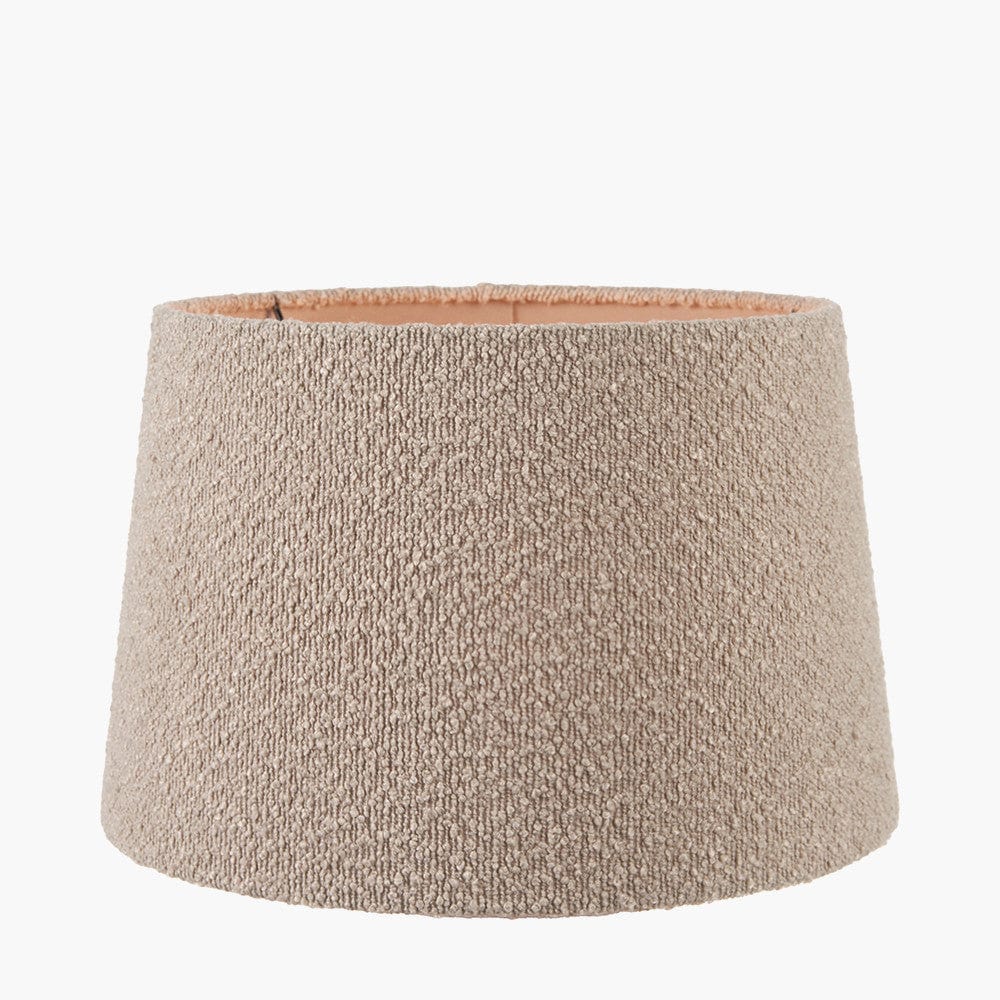 Martigues Taupe Boucle Tapered Lampshade