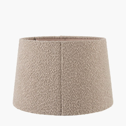 Martigues Taupe Boucle Tapered Lampshade