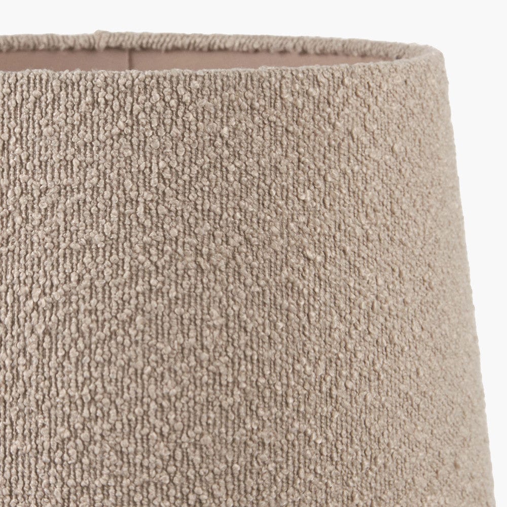 Martigues Taupe Boucle Tapered Lampshade