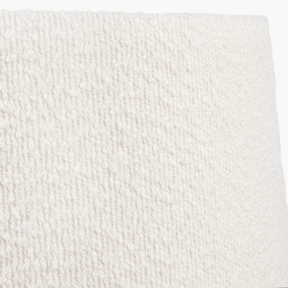 Martigues White Boucle Tapered Shade