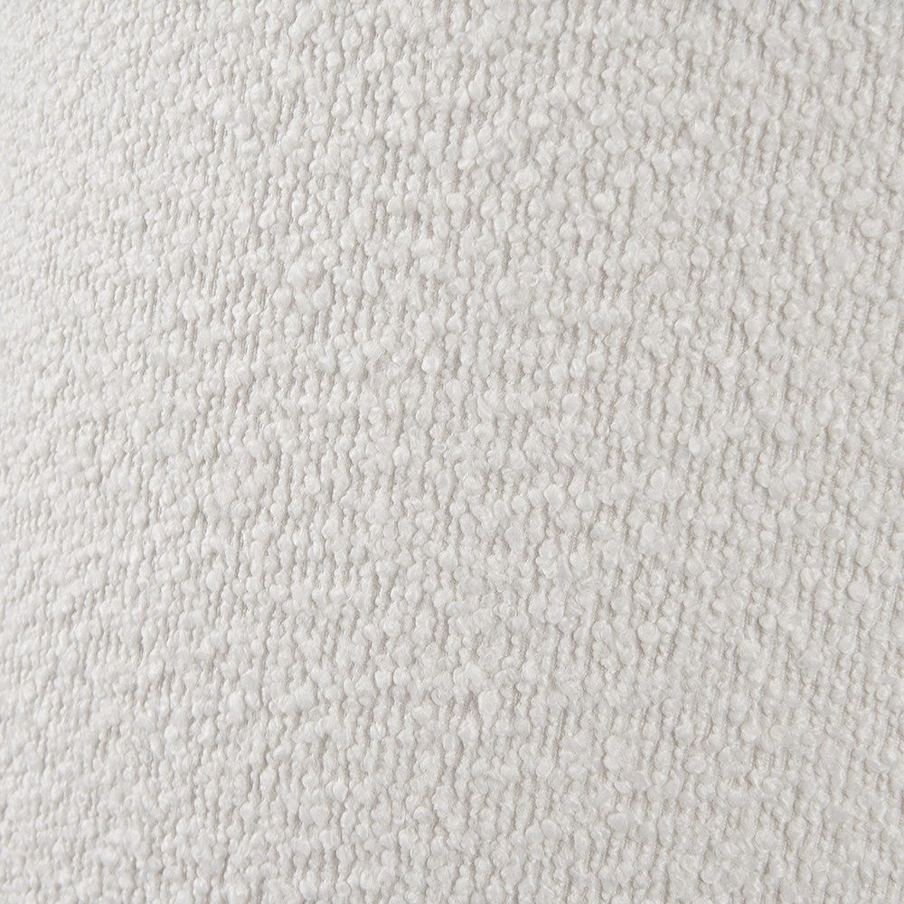 Martigues White Boucle Tapered Shade