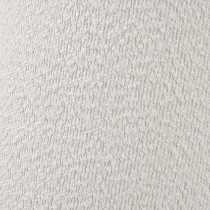 Martigues White Boucle Tapered Shade