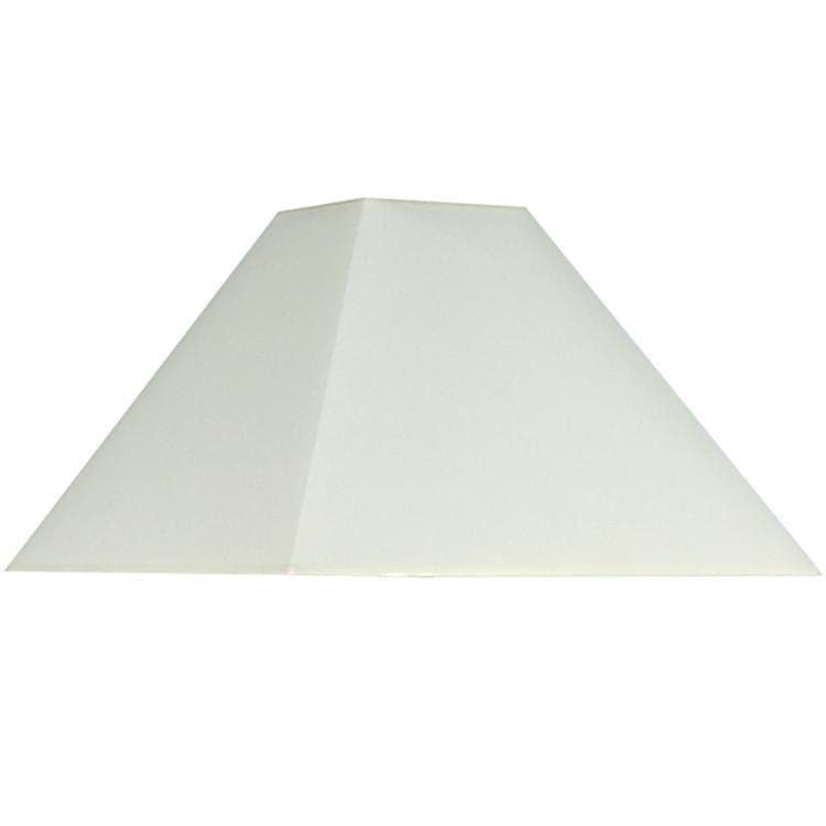 Cream Cotton Tapered Square Shade