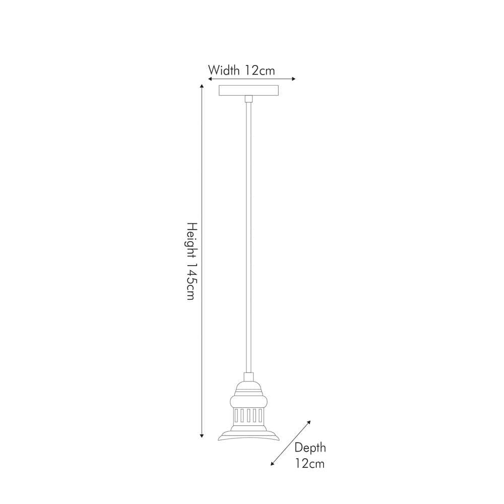 Dark Antique Silver Metal Electrical Ceiling Fitting for Café & Dome Pendants