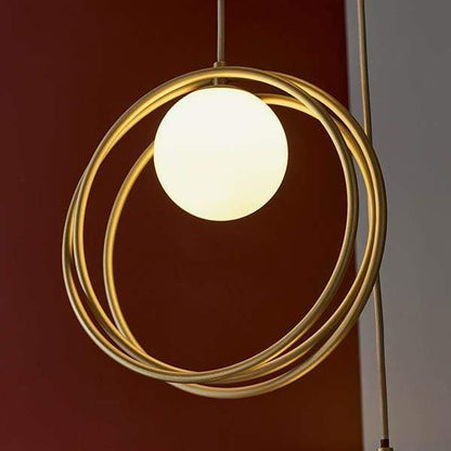 Juno 3 Light Brushed Gold Pendant