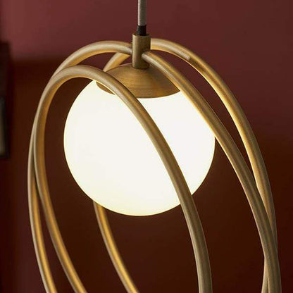 Juno 3 Light Brushed Gold Pendant