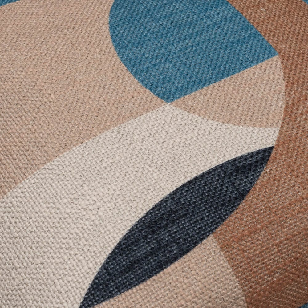 Mid Century Blue Cushion 45cm x 45cm