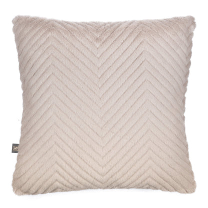 Ellis Mink Herringbone Stitch Cushion 45cm x 45cm