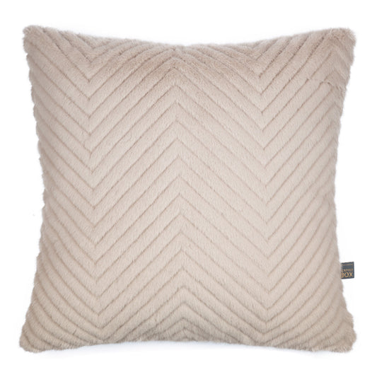 Ellis Mink Herringbone Stitch Cushion 45cm x 45cm