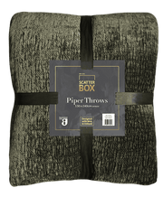 Piper Green Throw 130cm x 270cm