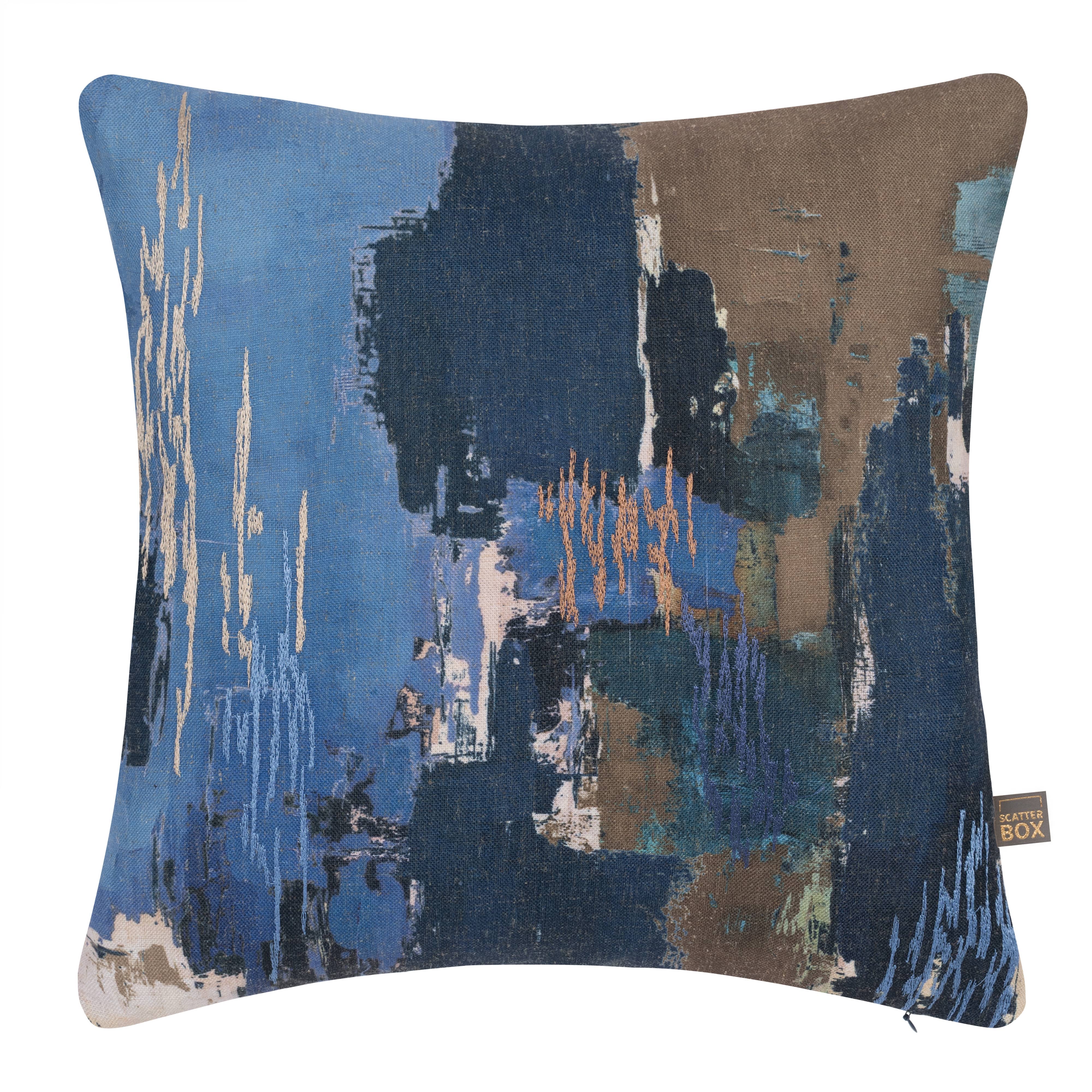 Brody Ink Blue Cushion