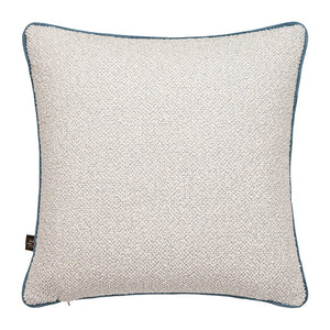 Leighton Ecru & Blue Cushion 43cm x 43cm
