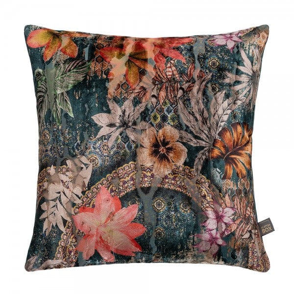 Havana Teal Cushion 43cm x 43cm