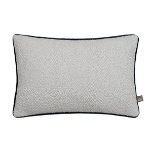 Leighton Ecru & Navy Cushion 35cm x 50cm