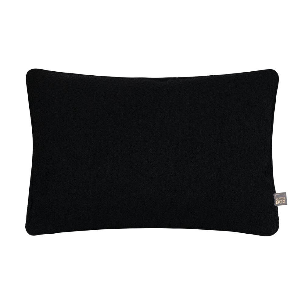 Cora Black Boucle Cushion