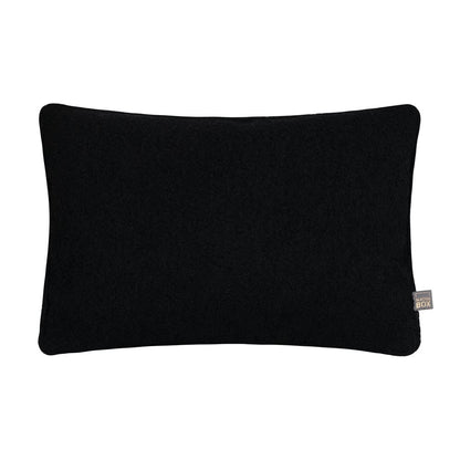 Cora Black Boucle Cushion