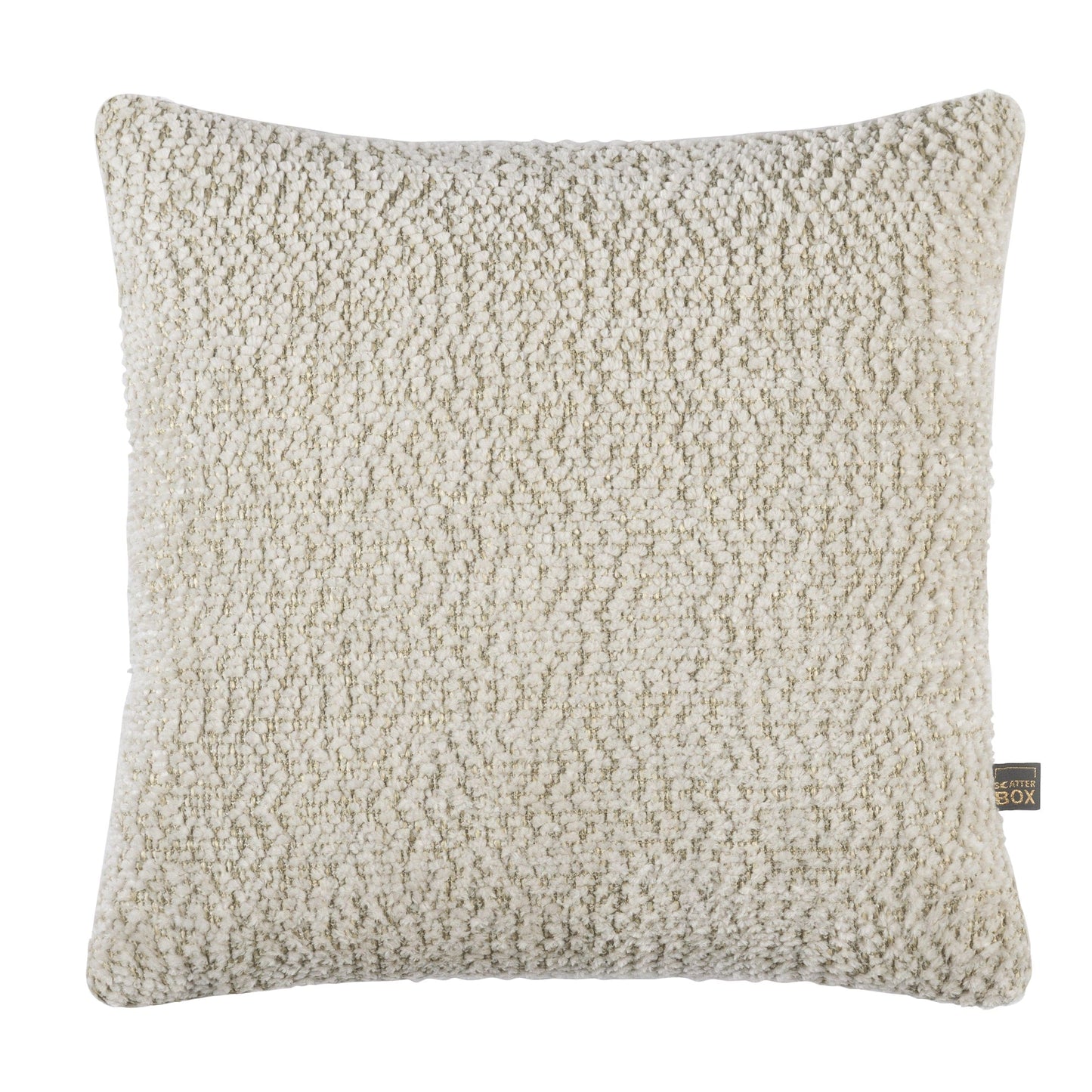 Rowan Cream & Gold Boucle Cushion - 3 Sizes