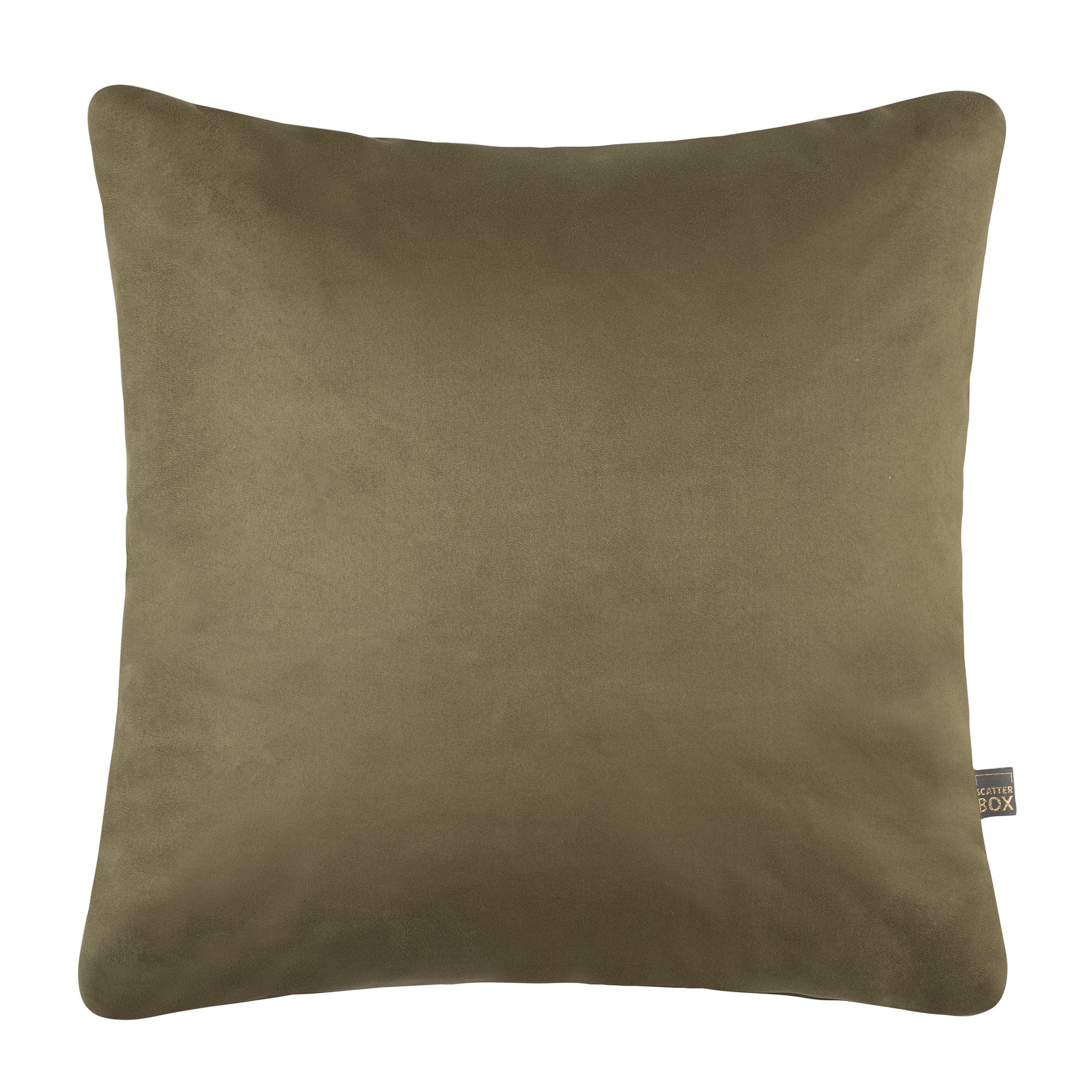Quentin Olive Green Velvet Cushion