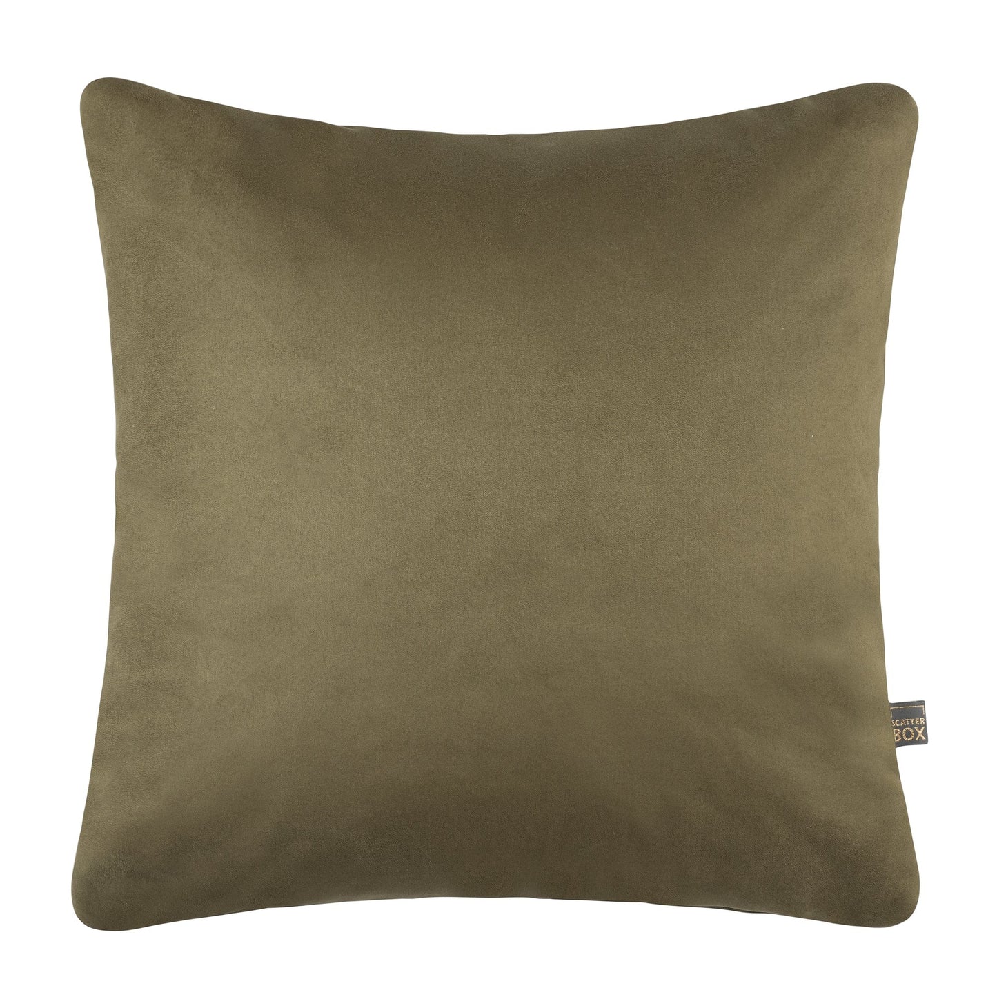 Quentin Olive Green Velvet Cushion - 3 Sizes