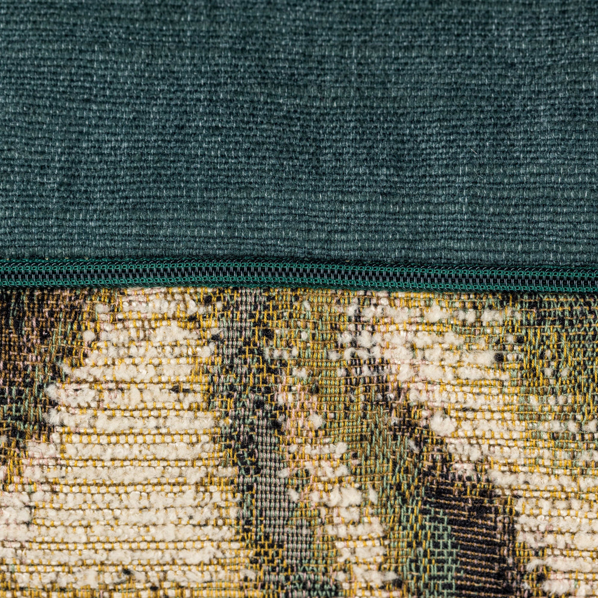 Sylvie Green Botanical Jacquard Cushion