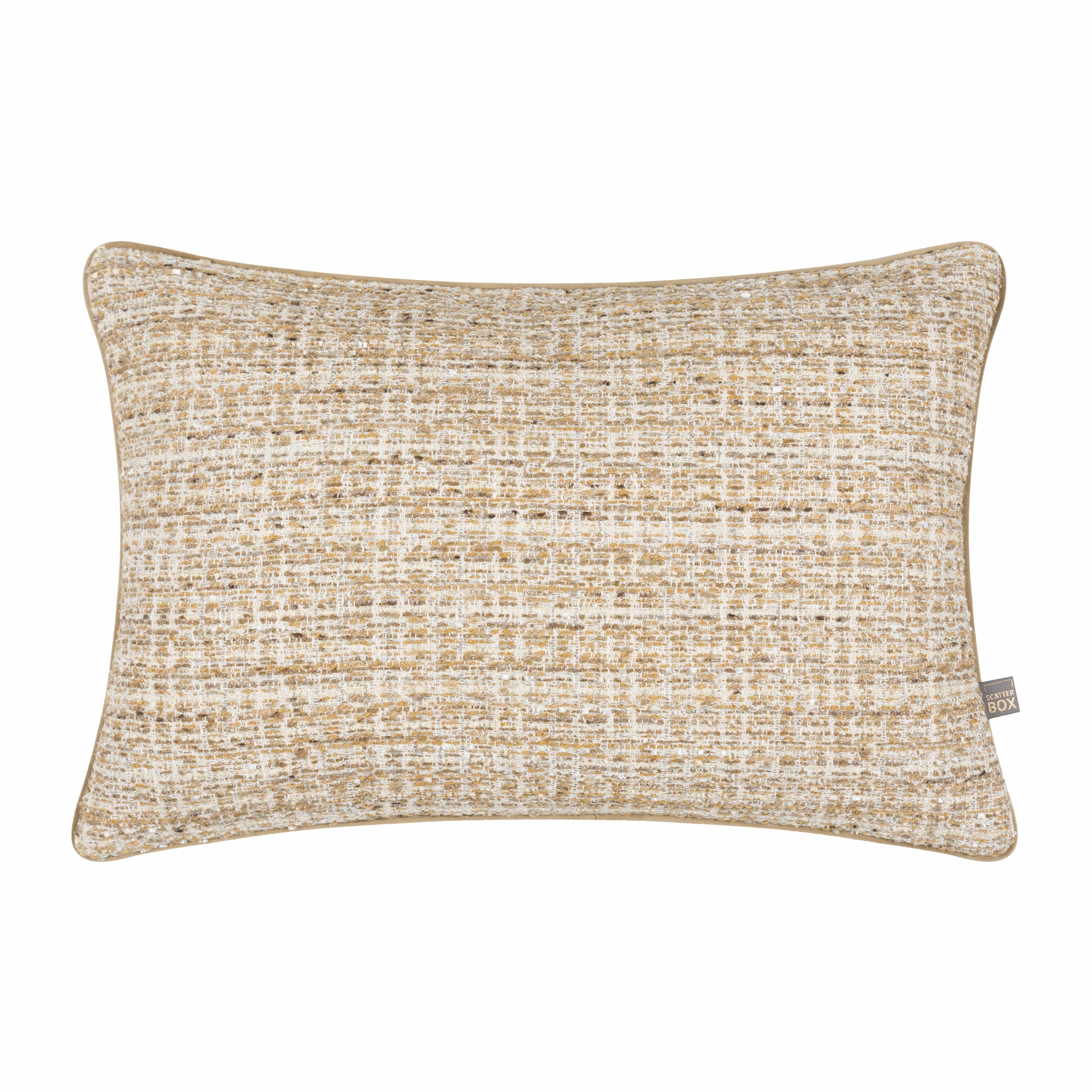 Amelie Gold Woven Scatter Cushion