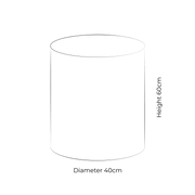 Deep Cylinder 40cm Lampshade