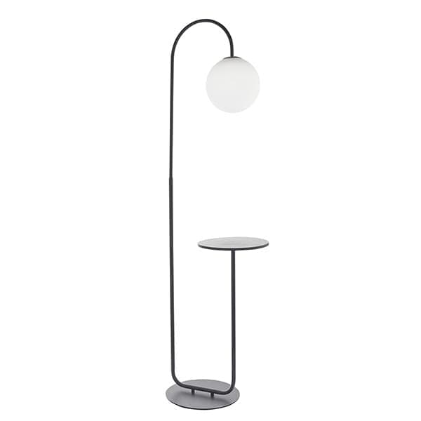 Moda Satin Black Floor Lamp