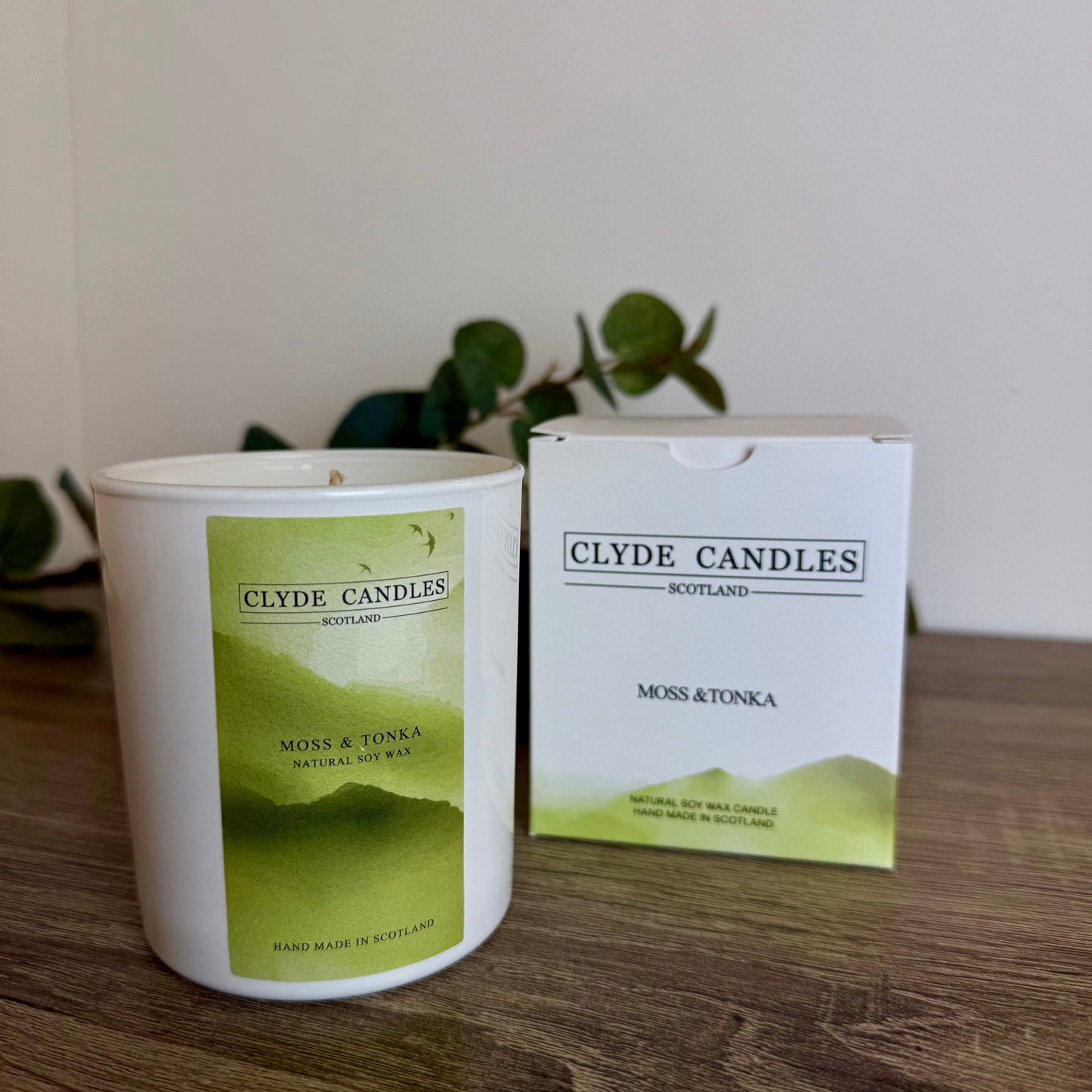 Moss & Tonka Large Glass Candle Gift Box