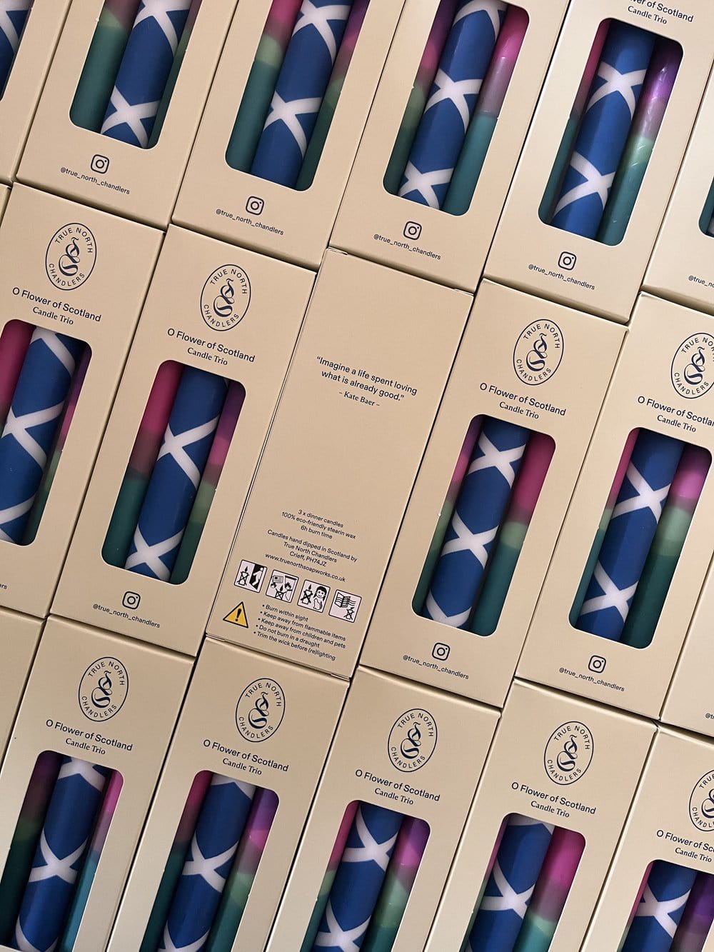 O Flower of Scotland Candle Trio