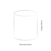Cylinder 50cm Lampshade