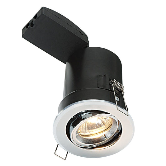 ShieldPLUS Mv Tilt Downlight Polished Chrome