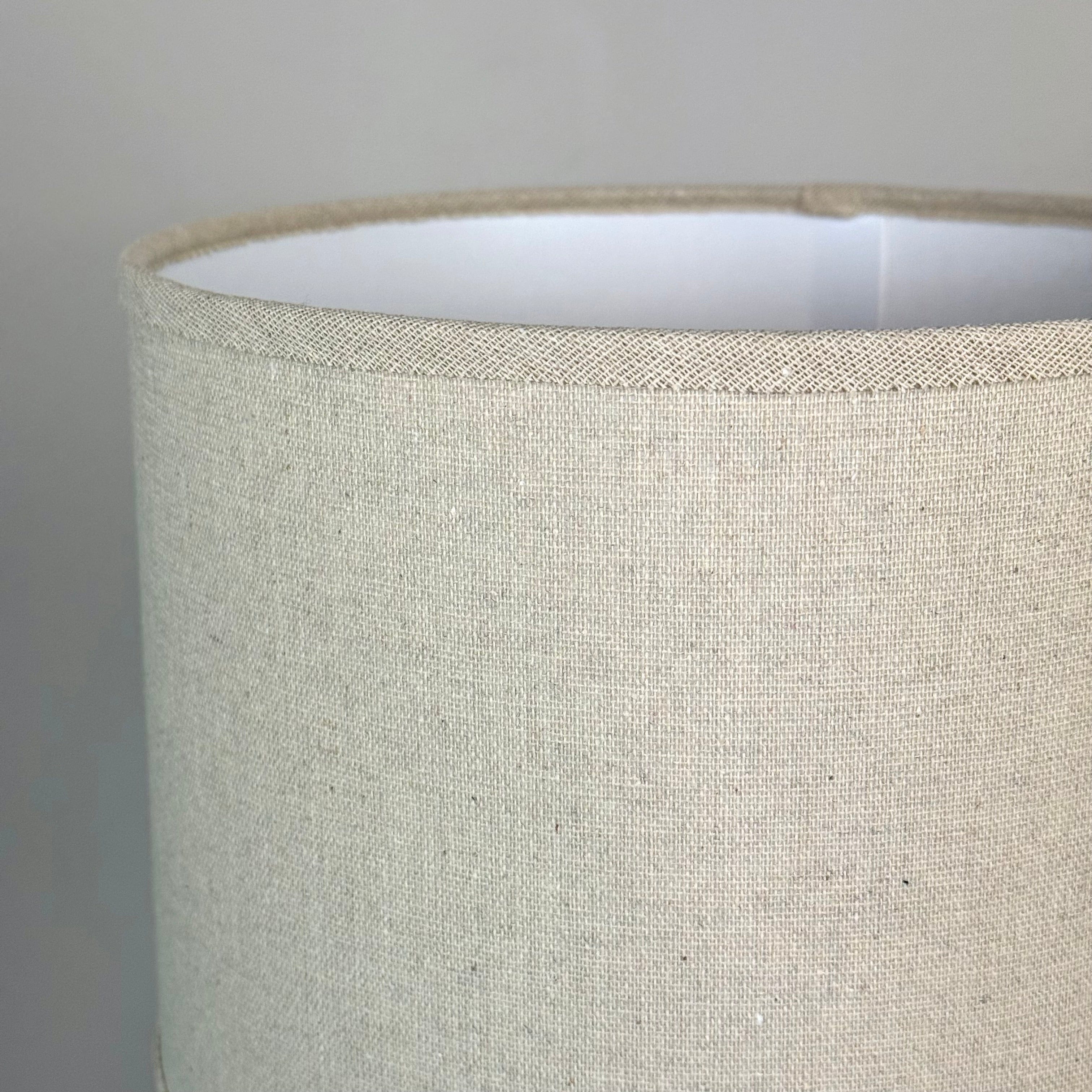 Wild Seas Table Lamp with Cream Drum Shade